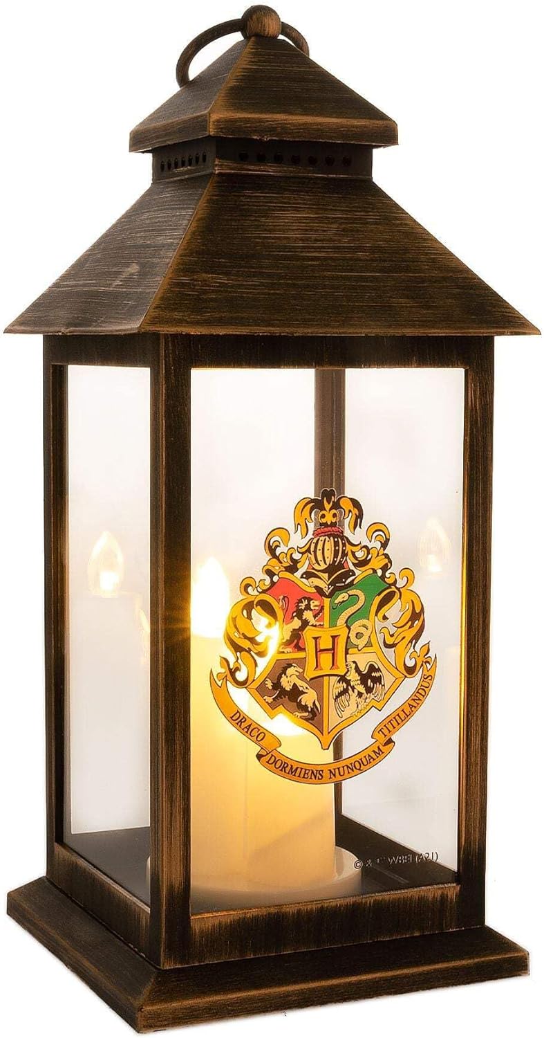 Harry Potter Leuchtlaterne Hogwarts-Wappen – Warner Bros. LED Laterne