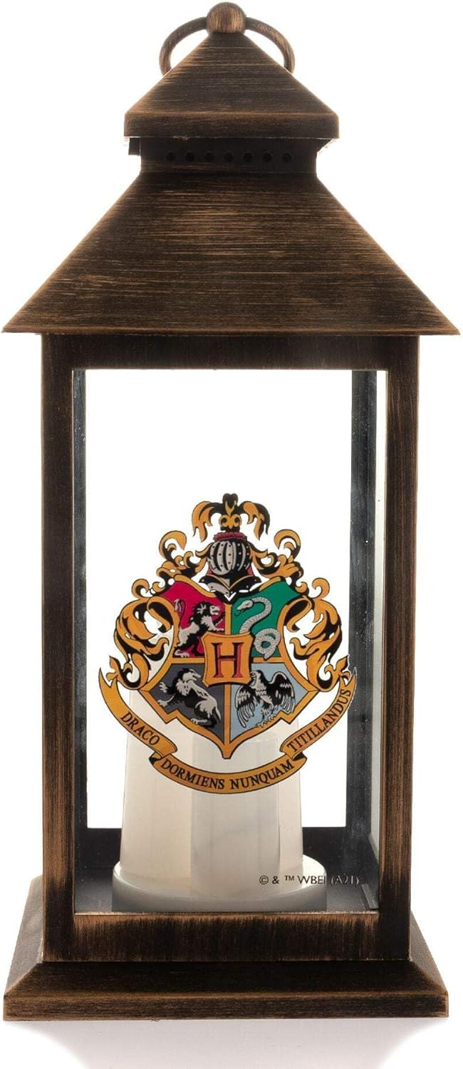 Harry Potter Leuchtlaterne Hogwarts-Wappen – Warner Bros. LED Laterne