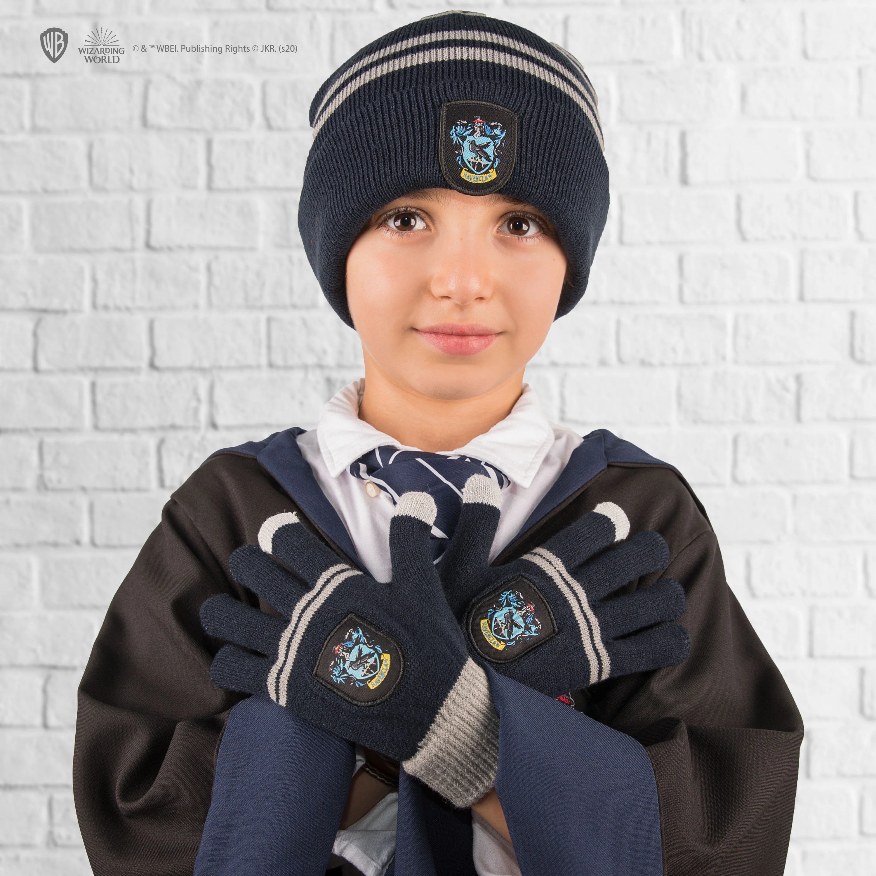 Harry Potter Ravenclaw -Handschuhe und Beanie-Set für Kinder