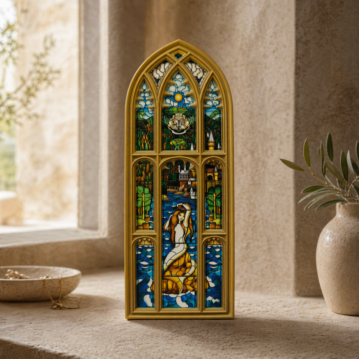 Harry Potter – Meerjungfrau-Buntglasfenster – Limitierte Edition