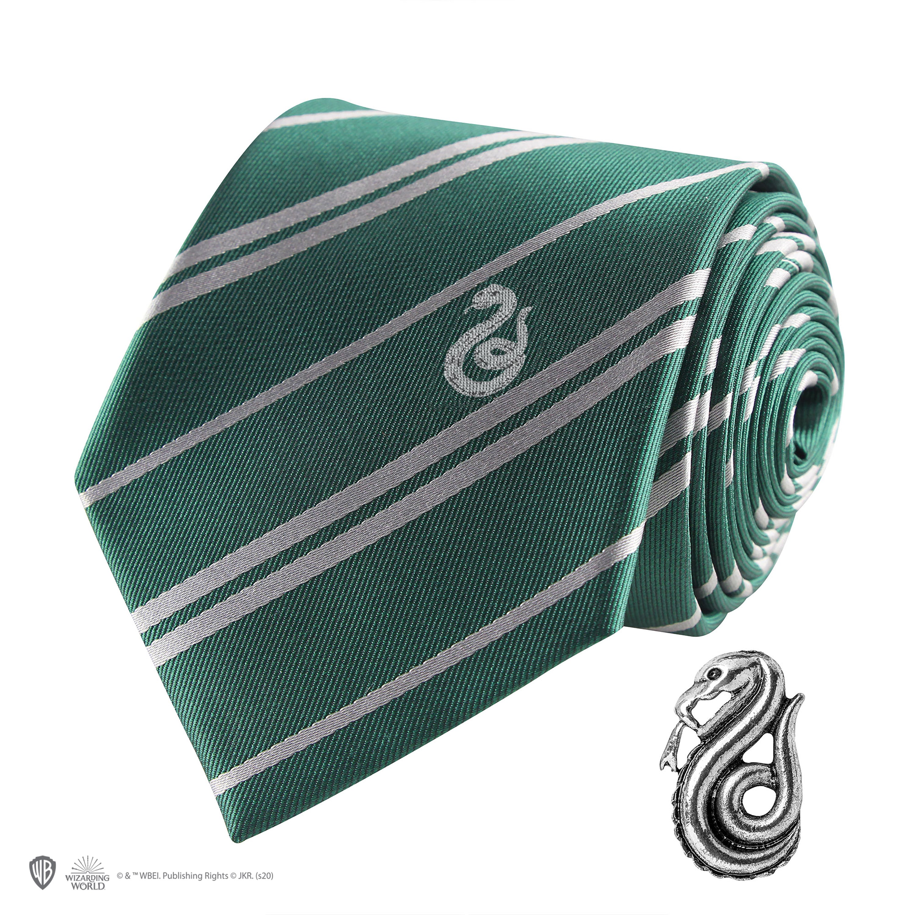 Harry Potter Krawatte & Ansteck-Pin Deluxe Box Slytherin