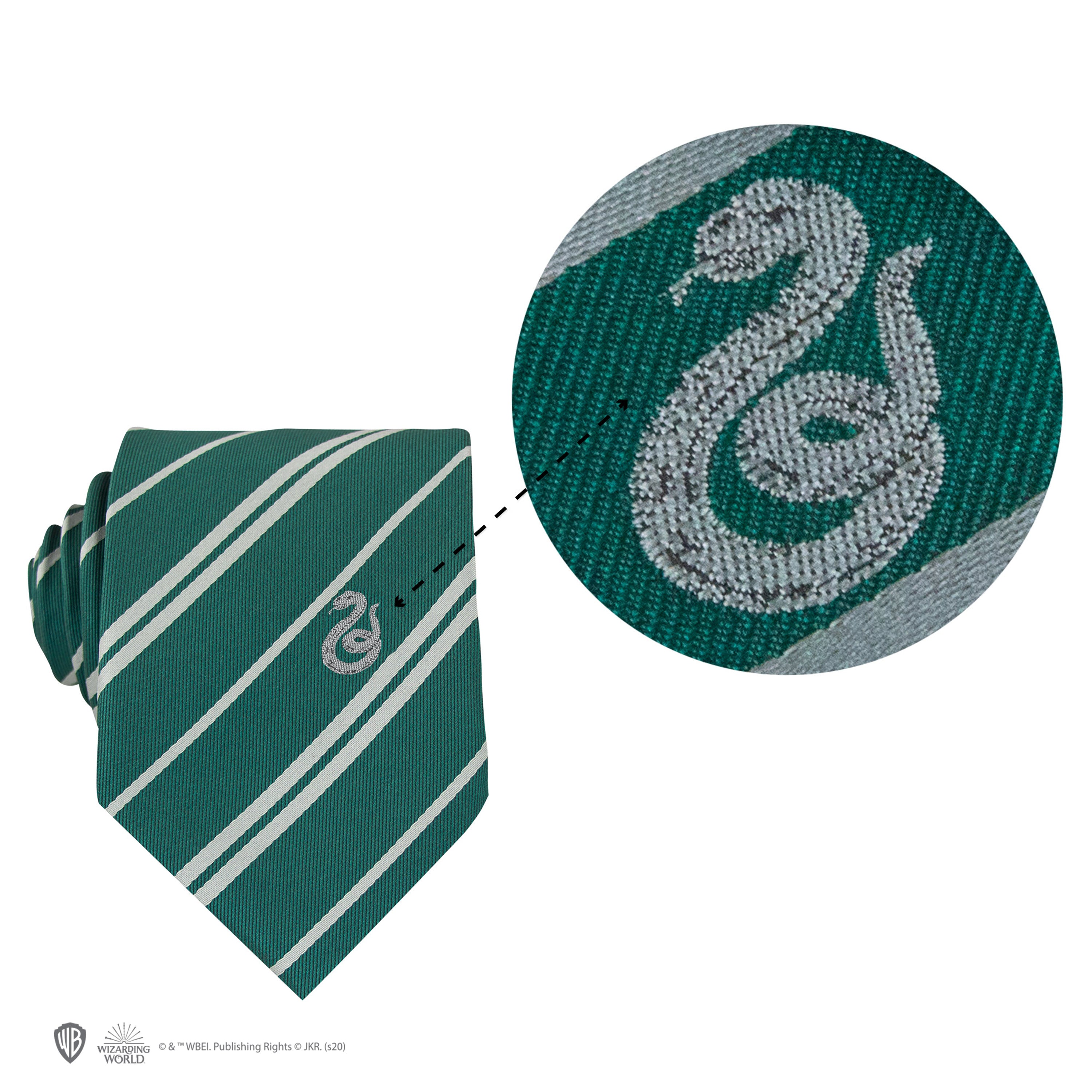 Harry Potter Krawatte & Ansteck-Pin Deluxe Box Slytherin