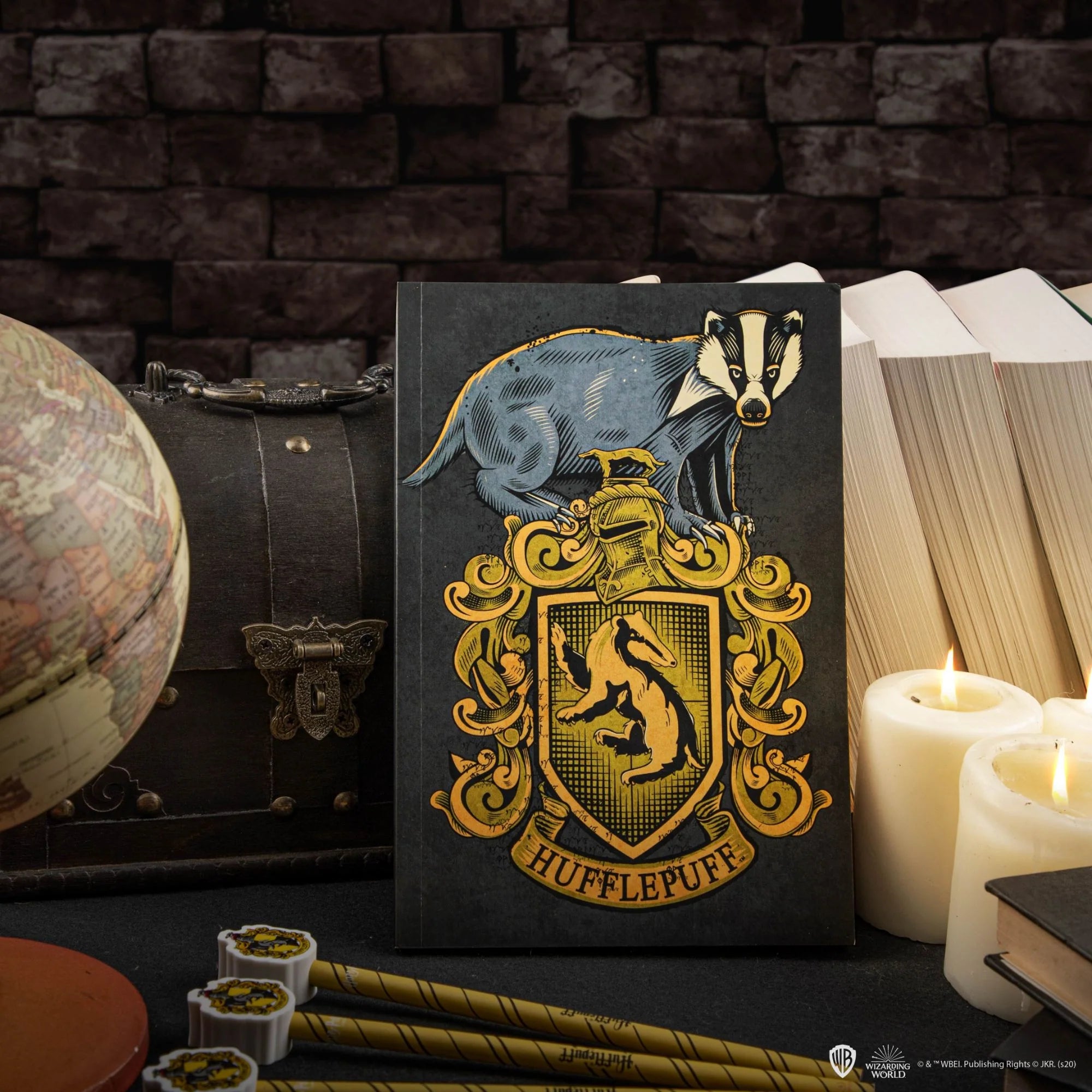 Harr Potter Softcover Hufflepuff-Notizbuch