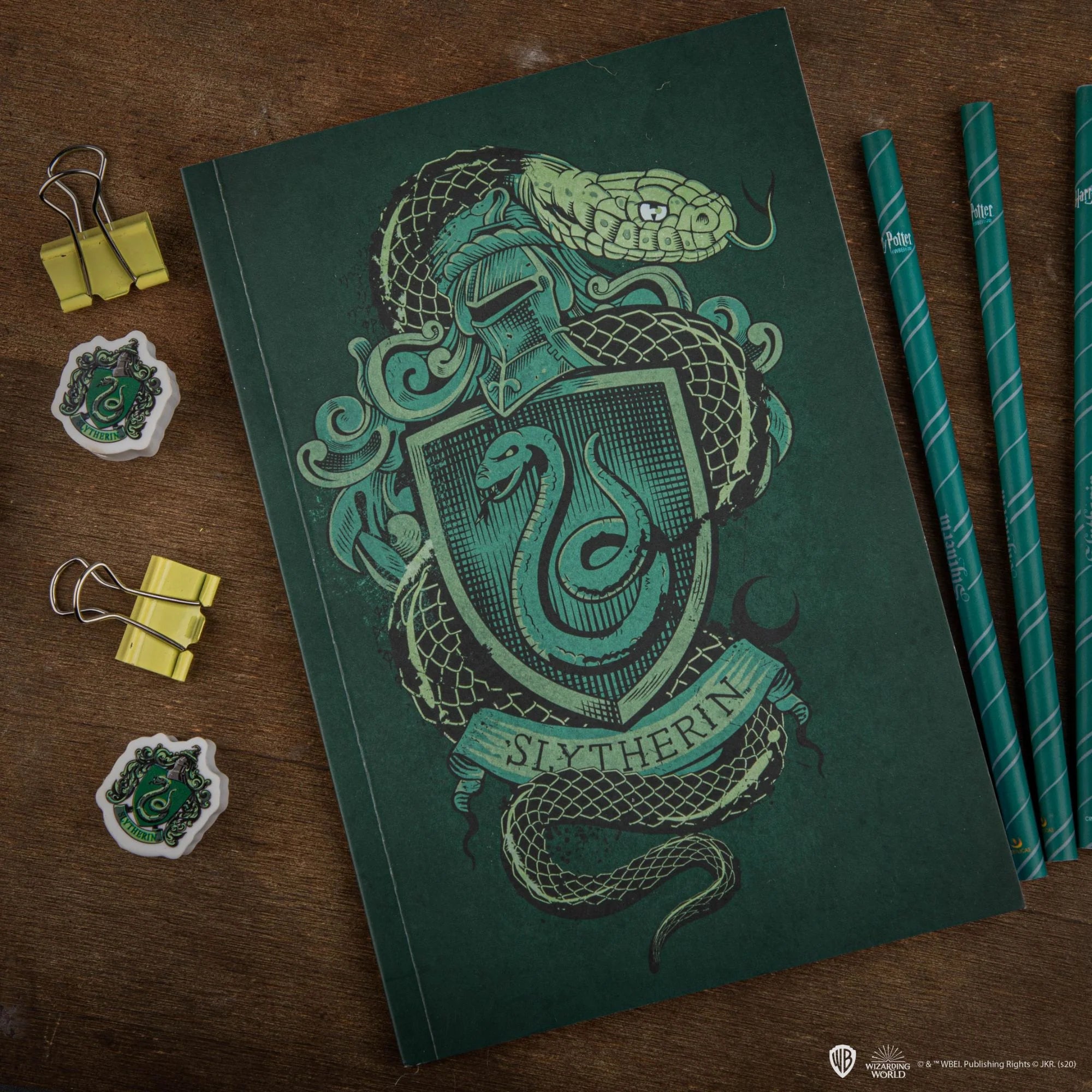 Harr Potter Softcover Slytherin-Notizbuch