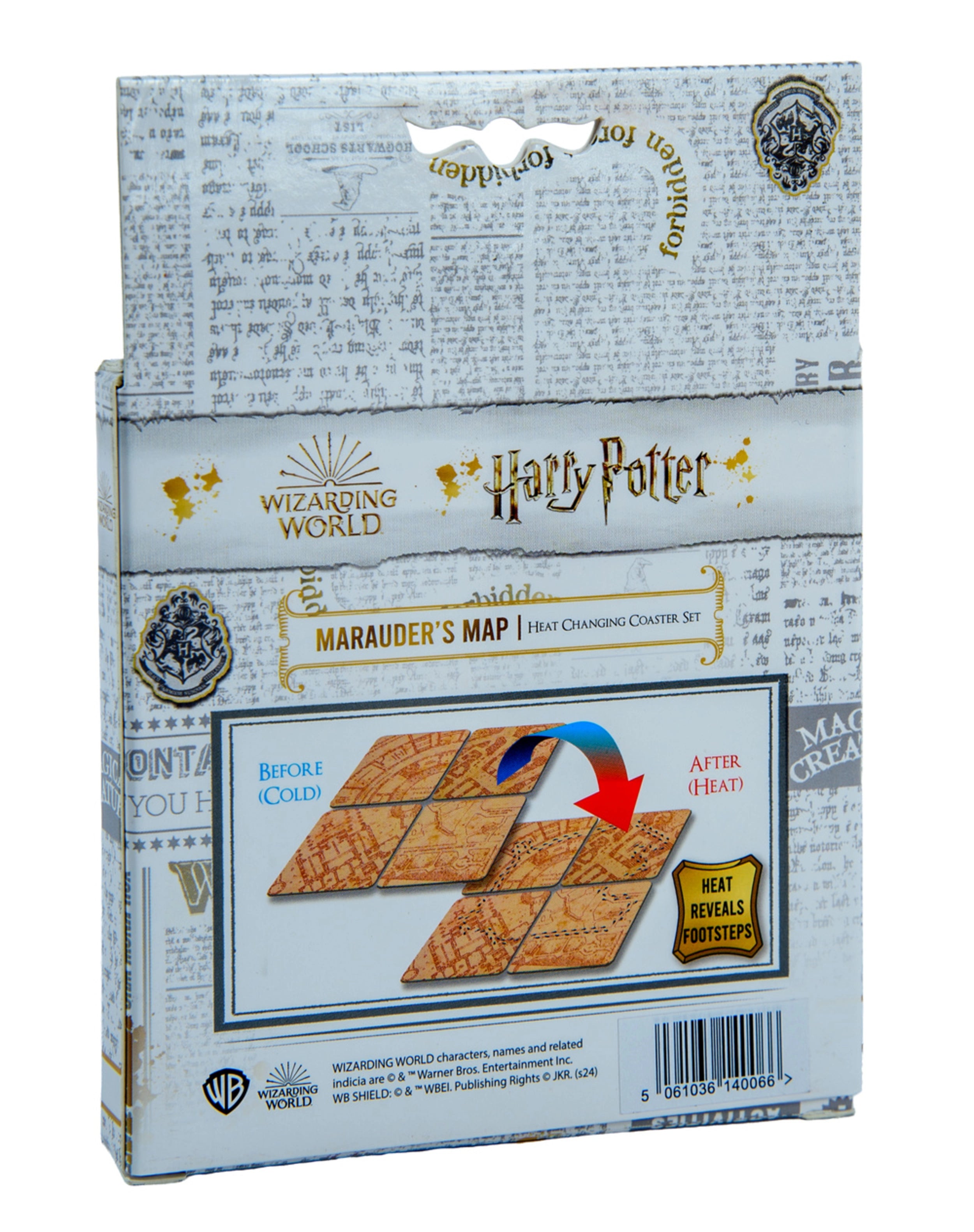 Harry Potter: Untersetzer Karten des Rumtreibers | Temperatur Änderungen (4 Stück)