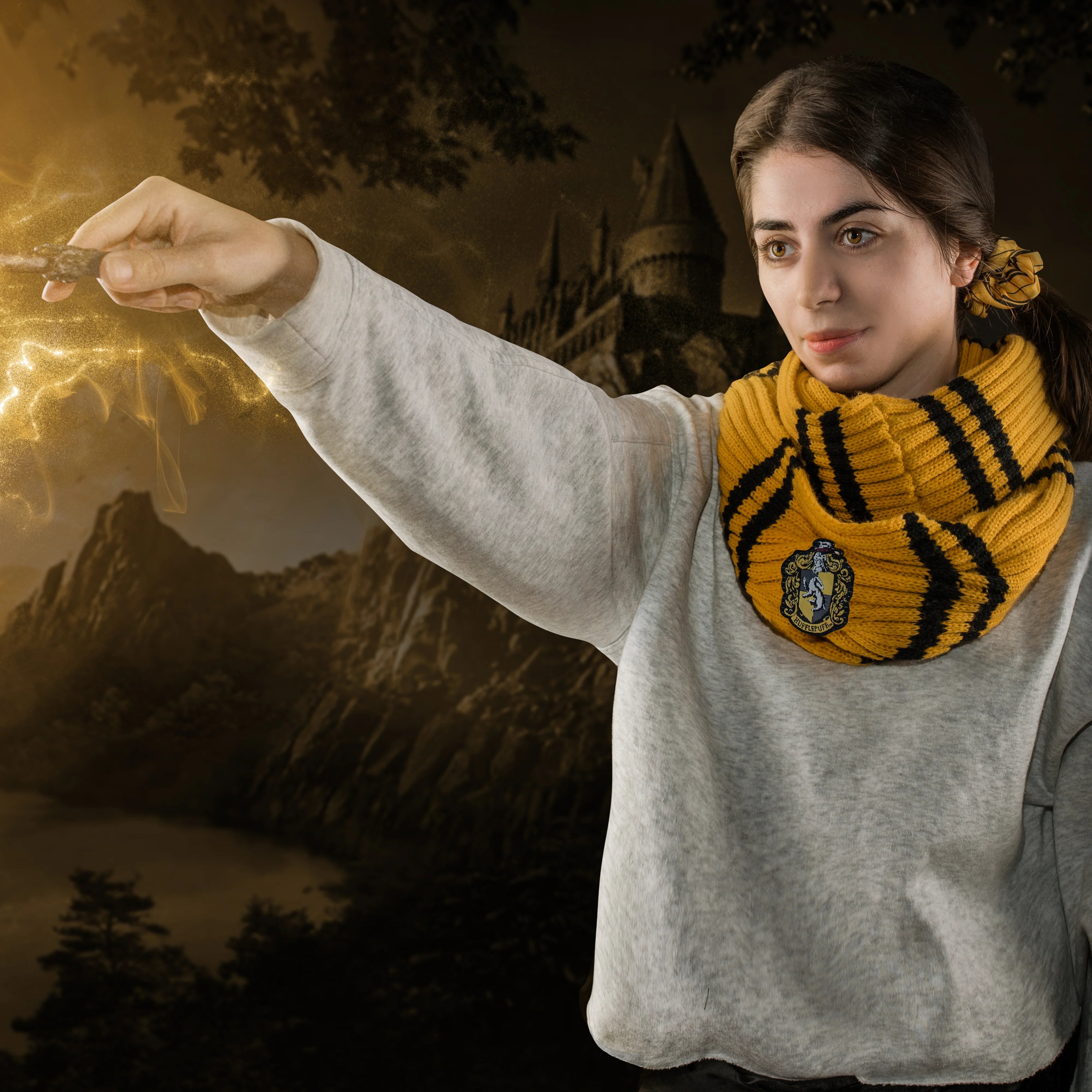 Harry Potter Hufflepuff Infinity-Schal