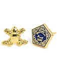 Harry Potter Ohrringe Chocolate Frog & Box (Vergoldet)