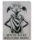 Harry Potter Blechschild House-Elves 15 x 21 cm