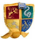 Harry Potter Kissen mit Plüschfigur Quidditch Wappen & Goldener Schnatz