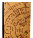 Harry Potter Notizbuch mit Leuchtfunktion Karte des Rumtreibers