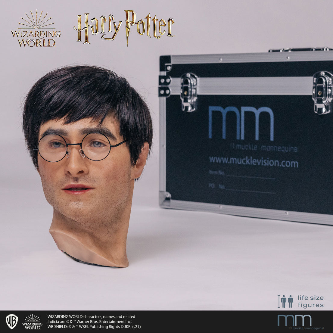 HARRY POTTER SILIKON KOPF