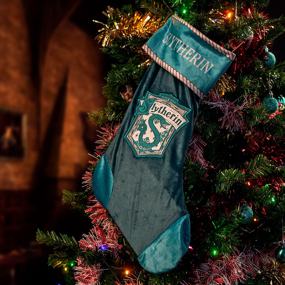 Harry Potter Weihnachtsstrumpf Slytherin 45 cm