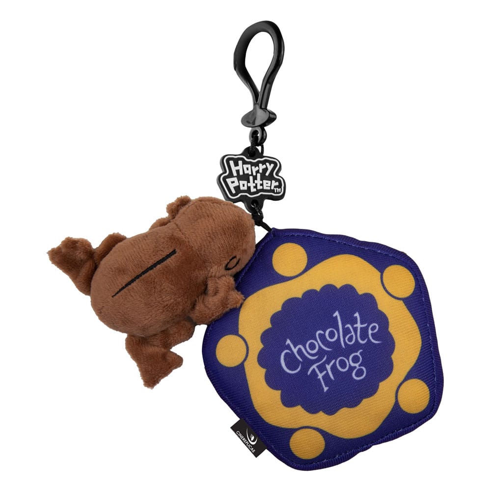 Harry Potter Plüsch-Schlüsselanhänger Chocolate Frog 8 cm
