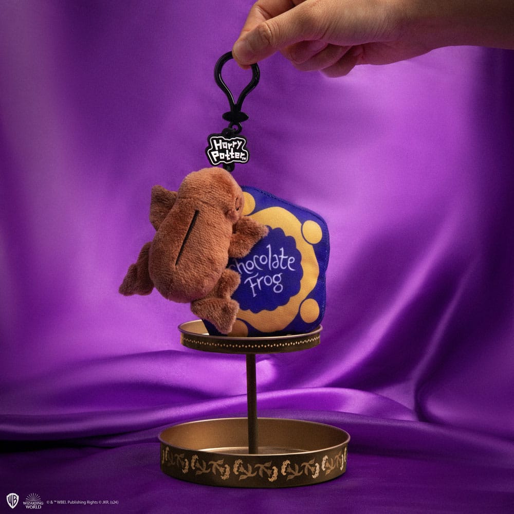 Harry Potter Plüsch-Schlüsselanhänger Chocolate Frog 8 cm