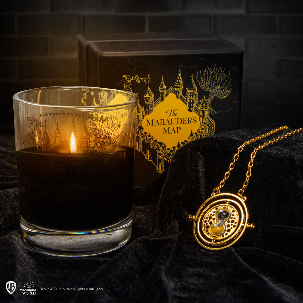 Harry Potter Kerze mit Halskette Marauder's Map