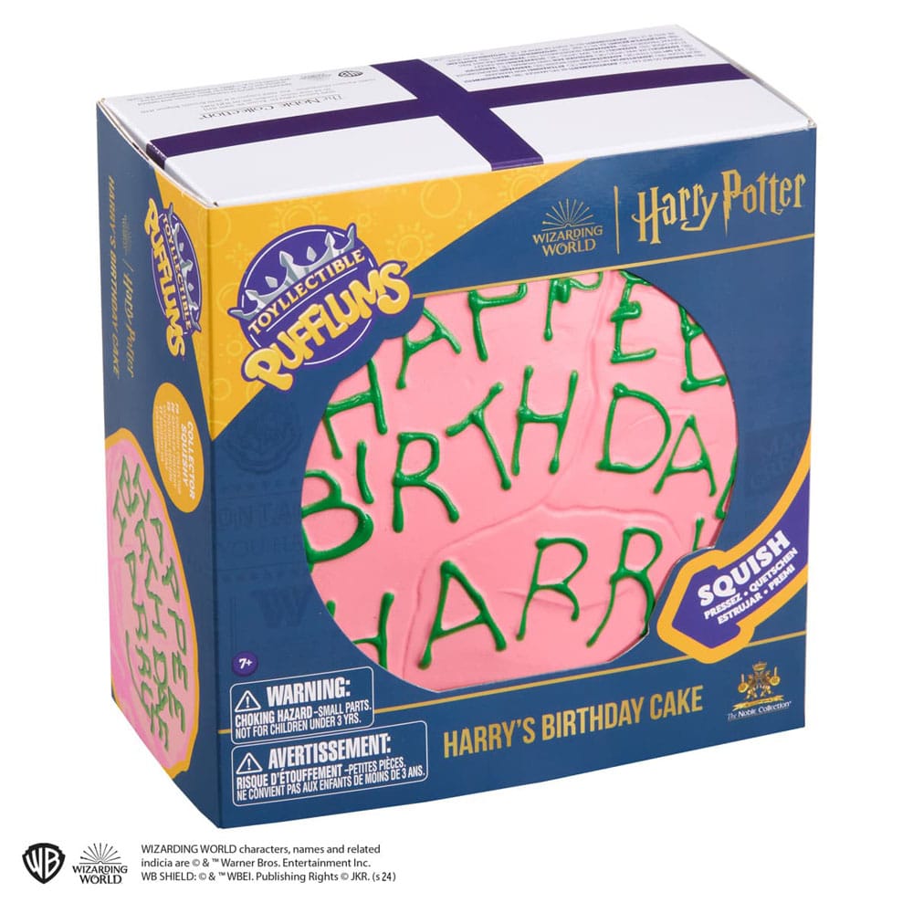 Harry Potter Squishy Anti-Stress-Figur Pufflums Harry Potter Birthday Cake 14 cm