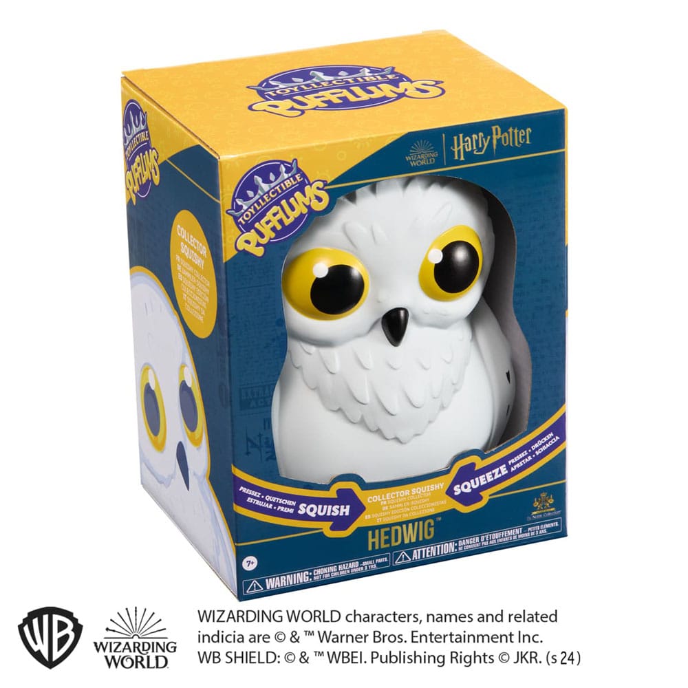 Harry Potter Squishy Anti-Stress-Figur Pufflums Hedwig 18 cm