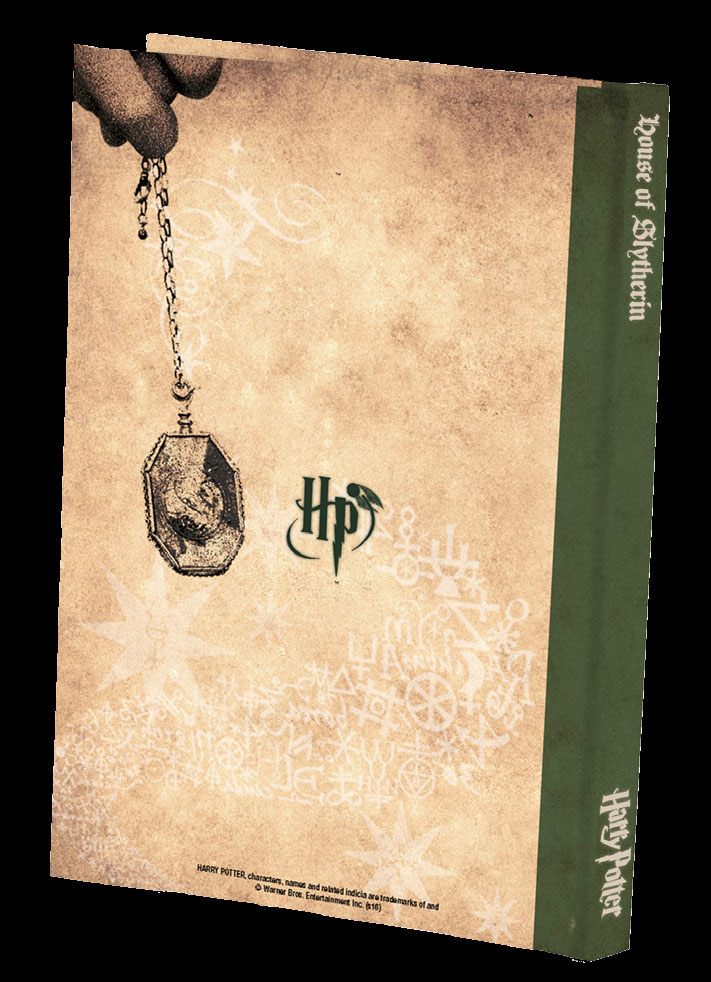 Harry Potter Notizbuch mit Leuchtfunktion Slytherin