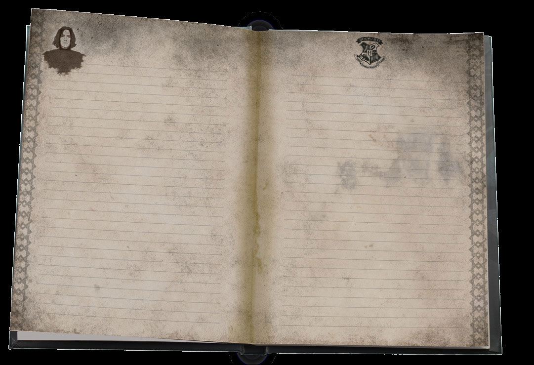 Harry Potter Notizbuch mit Leuchtfunktion Slytherin