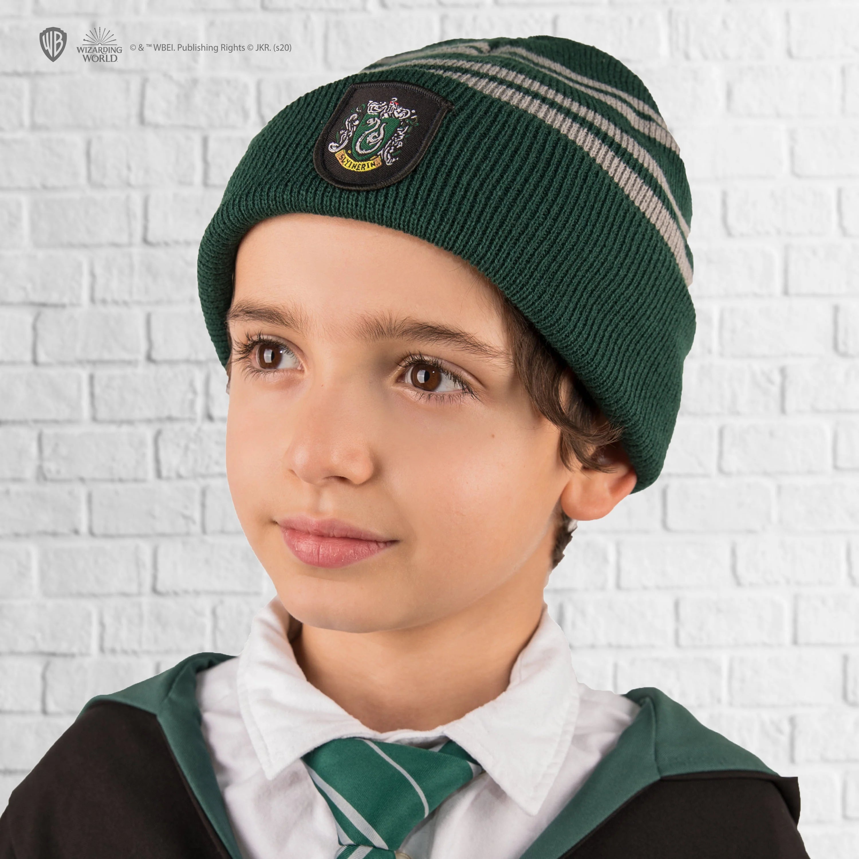 Harry Potter Slytherin-Handschuhe und Beanie-Set für Kinder