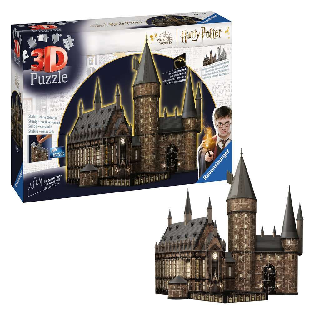 HARRY POTTER - Puzzle 3D 540P - Schloss Hogwarts "Beleuchtet"