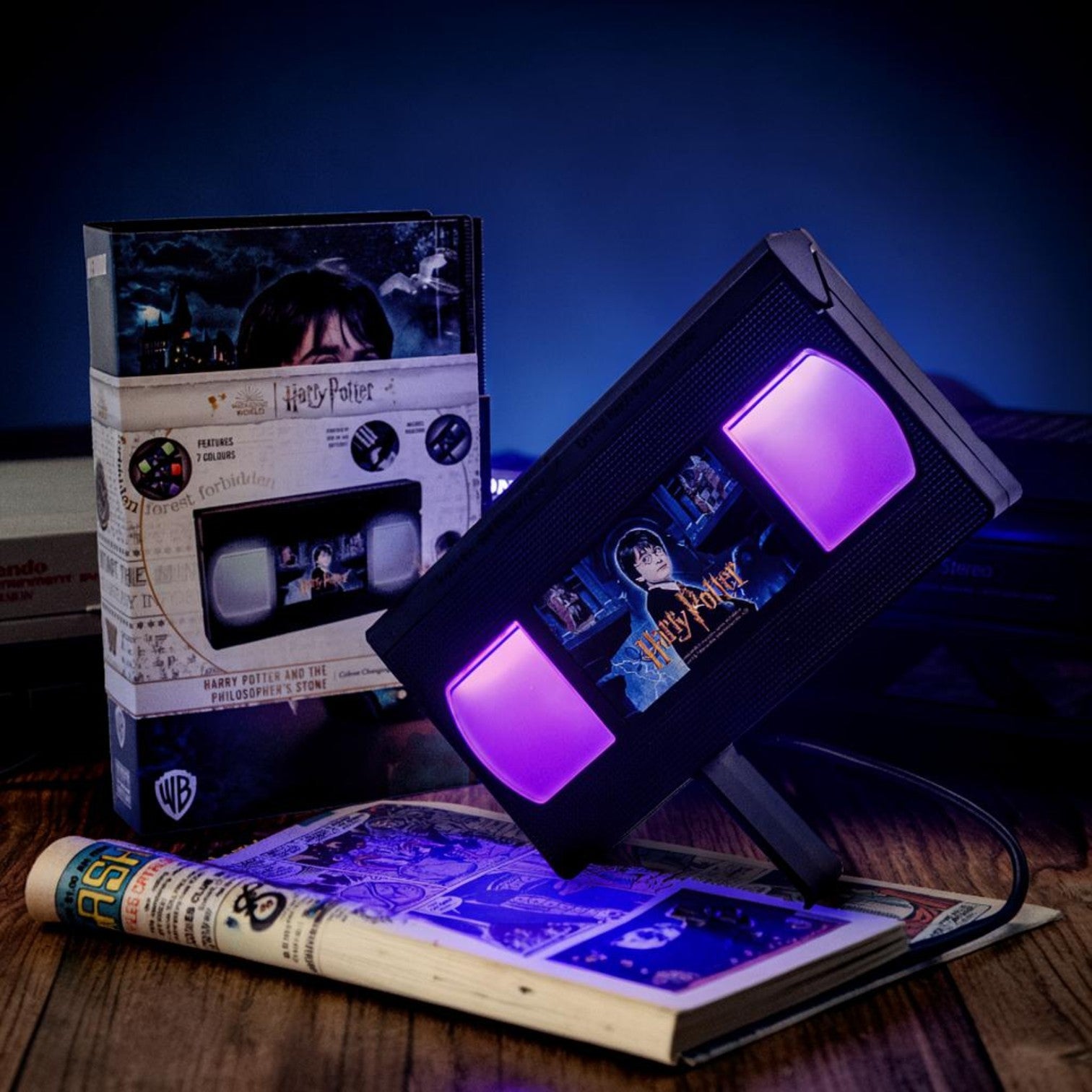 Harry Potter und der Stein der Weisen: Rückspullichter Videolicht