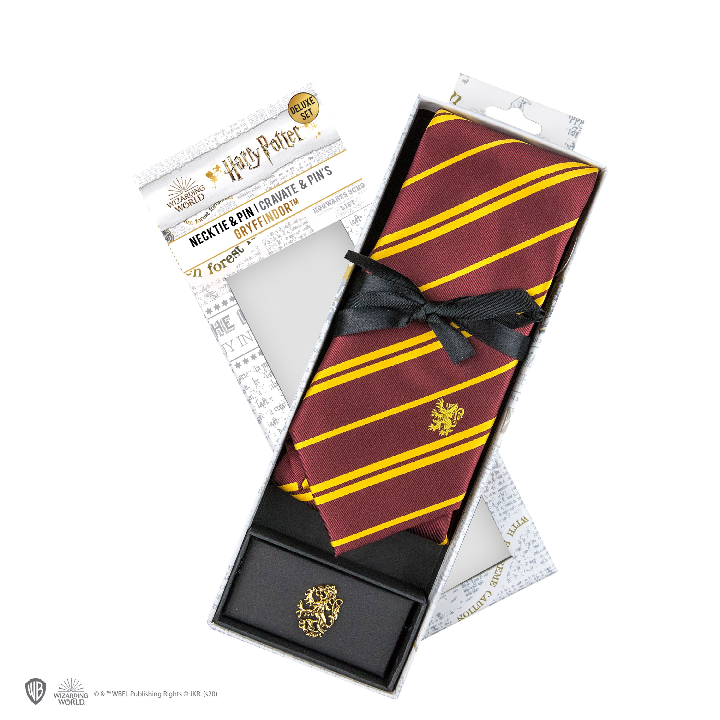 Harry Potter Krawatte & Ansteck-Pin Deluxe Box Gryffindor