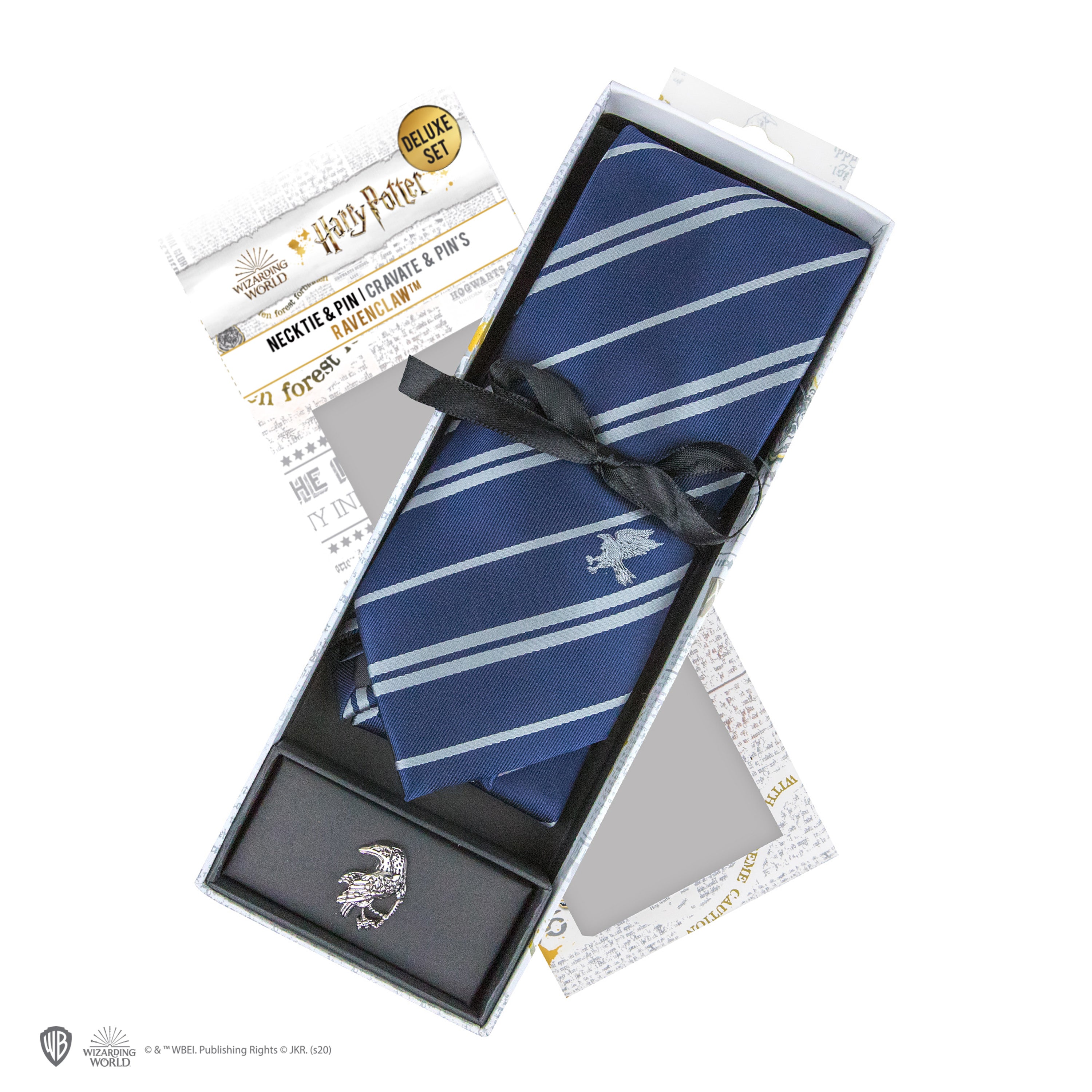 Harry Potter Krawatte & Ansteck-Pin Deluxe Box Ravenclaw