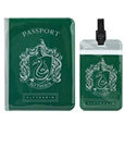 Harry Potter Kofferanhänger & Reisepass-Halter Set Slytherin