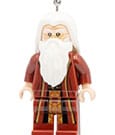 LEGO Harry Potter Schlüsselanhänger mit Leuchtfunktion Dumbledore 8 cm