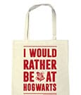 Harry Potter Tragetasche I Would Rather Be At Hogwarts