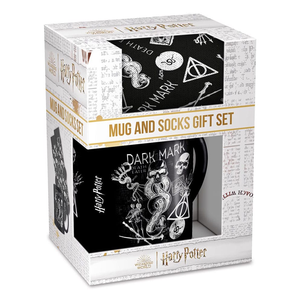 Harry Potter Set Tasse und Socken Dark Art