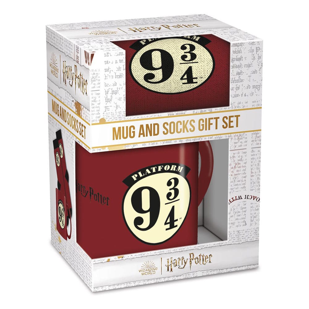 Harry Potter Set Tasse und Socken 9 3/4